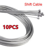 10/5/3/1PC 2M MTB Bicycle Brake Line Bicycle Speed Line Fixed Gear Shifter Gear Brake Cable Set Core Inner Wire MTB Road Bike