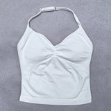 Adjustable Open Back Yoga Top Moisture Wicking Gym Tank