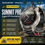 2026 Military Satellite Offline Map GPS Smart Watch Men 1.43''AMOLED Bluetooth Call Compass 5ATM Waterproof 170+Sport Smartwatch
