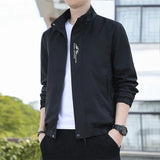 Autumn Lightweight Hooded Cargo Jacket Men Outdoor Windproof Coats Man Korean Fashionable Handsome Casual Hiking Jackets for Men