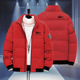 Wall Street Crocodile Winter Coats Men's Puffer Jackets Thick Warm Bomber Jackets Parkas Down Jackets Men's Winter Jackets New