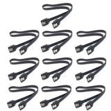 1-10PCS 50CM SATA 3.0 Data Cable High-speed Sata III Cable Adapter Connection Converter For SATA HDD SSD CD Drive Writer Desktop