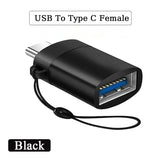 2PCS USB 3.0 To Type C OTG Charger Adapter Connector Type-C to USB Male To Type-c Adapt Converter for PC MacBook Car USB ipad