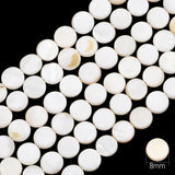 Natural Shell Beads Mother of Pearl Love Star Oval Round Flat Loose Spacer Beads for Jewelry Making DIY Charm Bracelet Necklace