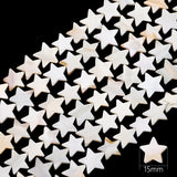 Natural Shell Beads Mother of Pearl Love Star Oval Round Flat Loose Spacer Beads for Jewelry Making DIY Charm Bracelet Necklace