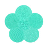 Silicone Makeup Brush Cleaner Folding Powder Puff Cleaning Bowl Eyeshadow Brushes Washing Soft Mat Beauty Tools Scrubber Box