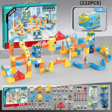 Lifting Style Magnetic Track Car Anti-Gravity Toy Assembly Lift Elevator DIY New Suspension Rail Train Educational Toys For Kids