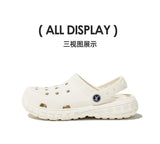 2026 Summer Hollow Out Closed Toe Non-slip Sandals Soft Bottom Sandals Men Lightweight Thick-soled Garden Shoes