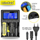 LiitoKala Lii-PD4/PD2 AC PD Charger LCD Fast Charging 4/2-Bay for 21700/18650/AA/AAA Multi-Protection Auto-Detect