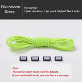 Fashion No Tie Shoelaces Elastic Laces Sneakers Flat Shoe Laces Without Ties Kids Adult Quick Shoelace One Size Fits All Shoes