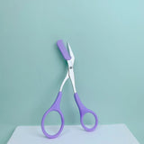 Eyebrow Razor Scissor  Stainless Steel Safe Anti-scratch Trimmer for Beginners Crescent Sharp Beauty Tool Multi-color