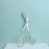 Eyebrow Razor Scissor  Stainless Steel Safe Anti-scratch Trimmer for Beginners Crescent Sharp Beauty Tool Multi-color
