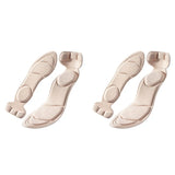 Memory Foam Insoles Women High-heel Shoes Insoles Anti-slip Cutable Insole Comfort Breathable Heel Protection Massage Shoe Pads