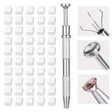 50PCS Sponge Gradient Nail Art Stamper Tools Gel Polish Color Gradient Brush Glitter Powder Dotting Pen For Manicure Accessories