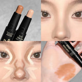 Double-ended dual-purpose high-light trimming stick, three-dimensional contour, nose shadow, facial shape, brighten and trimming