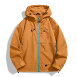 JNLN Unisex Waterproof Windbreaker Outdoor Sport Windproof Single-Layer Jacket Men Women Hiking Climbing Trekking Rain Coat