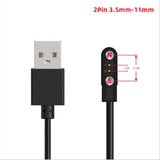 2Pin 4Pin 5Pin Magnetic Charging Cable USB to Pogo Pin for Smart Watch Earphone Wristband 60cm 5V Magnetic Dock Charger Adapter