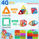 Magnetic Building Blocks DIY Magnets Toys medium size STEM Toys Construction Toys Learning Educational Magnet Toys