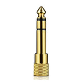 Jack 6.5 6.35mm Male Plug to 3.5mm Female Connector Gold Plating Headphone Microphone AUX Audio Plug