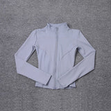 Women Sport Jacket Long Sleeve Shirt Workout Coat Gym Training Clothing Yoga Sportswear