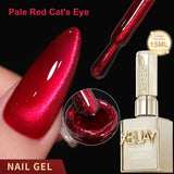 XEIJAYI 1pc 15ML Blue cat eye Nail Gel polish Semi Permanent Nail Art Soaking UV LED Nail Salon DIY Nail Salon Gel