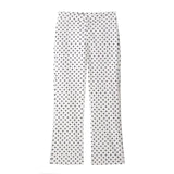 TARUXY Fashion Polka Dot Print Jacket Coat Women's Stand Collar Long Sleeved Workwear Coat Ins Hot Short Casual Female Jackets