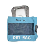 Fashion Portable Pet Tote Bag Breathable Mesh Cat Dog Shoulder Bag Outdoor Travel Handbag Small Puppy Kitten Transport Bag