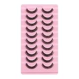 Faux mink eyelashes natural 3d mink lashes makeup volume false eyelashes in bulk cilio H13 E-08