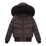 AP 2026 AW Winter down coat for kids High-quality white duck down coats waterproof fabric children outwear