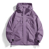 CHRLCK Unisex Outdoor Waterproof Jacket Windbreaker Coat Autumn Breathable Fishing Camping Windproof Jackets Men Women Clothing