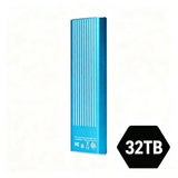 Portable External SSD USB3.2, High Speed 1TB-16TB Solid State Drive, Lightweight Pocket Design for Laptop, Desktop, Mac & Phone