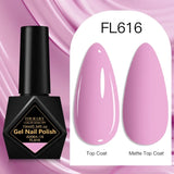 10ml Gel Nail Polish 162 Colors Nail Supplies Vernis Semi Permanent Nail Art Manicure Soak Off LED UV Gel Nail Varnishes Summer