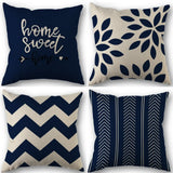 4Pcs Linen Square Cushion Cover,single-sided Printed Pillowcase ,Home Decor ,Room Decor,Living Decor,Bedroom Decor