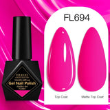 10ml Gel Nail Polish 162 Colors Nail Supplies Vernis Semi Permanent Nail Art Manicure Soak Off LED UV Gel Nail Varnishes Summer