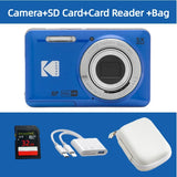 KODAK PIXPRO FZ55-RD 16MP Digital Camera 5X Optical Zoom 28mm Wide Angle 1080P Full HD Video 2.7" LCD Vlogging Camera