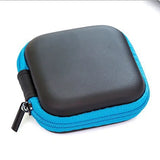 1-4pcs Portable Shockproof Headphone Case Earphone Bag Headset Storage Bag Hard Shell Earphone Accessories memory Card USB Cable