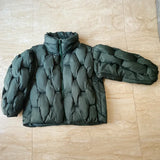 Loose Designer Winter Coat Women Down Jacket Fashion Oversized Couple Coats Weave Plaid Puffer Parkas Thicken Warm Chic Outwear