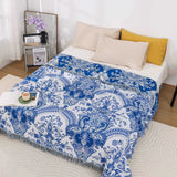 Nordic Throw Blanket For Beds Cotton Double Sided Sofa Cover Sofa Cushion Soft Blanket Leisure Bedspread Four Seasons Thin Quilt