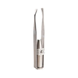 Portable Stainless Steel Led Make Up LED Light Eyelash Eyebrow Clip Tweezer Set Smart Design Hair Remove Tweezer Makeup Tool