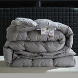Luxury 100% White Goose down Comforter Winter Warm Duvet Extra Large Double Single Lightweight 3D Bread Design Pleated Edge