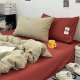 Stripe Bedding Comforter Set with Pillowcase bed sheet Single Full Size Bed Linen Duvet Cover Set Queen/King Double Single Bed