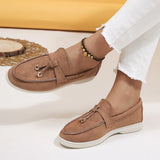 Comfortable Spring and Autumn New Large Size Soft Sole Women's Shoes British Style Fashion Flat Shoes Comfortable Casual Shoes