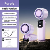 Lenovo Foldable/Hangable USB Desk Fan Ice Cooling Handheld Fan 100 Speeds Turbo Portable for Outdoor Fast Chill Ice Compress New
