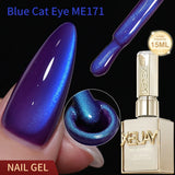 XEIJAYI 1pc 15ML Blue cat eye Nail Gel polish Semi Permanent Nail Art Soaking UV LED Nail Salon DIY Nail Salon Gel