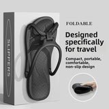 Travel Slippers Foldable EVA Soft Quick Drying Unisex Portable For Hotel Bathroom Shower Men Women