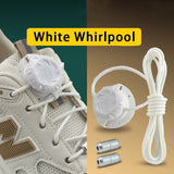 Fashion Swivel Buckle Laces Automatic Shoelace Without ties Kids Adult Sneakers No Tie Shoe laces Shoe accessories 1Pair/2Pair