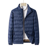 Men Winter New Down Jacket Men Hooded Waterproof Windproof Puffer Jacket Detachable Hat Coat Casual Lightweight Down Jacket Male