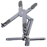 Laptop Stand with 360 Rotating Base, Computer Notebook Laptop Riser Metal Holder for Desk Collaborative Work, Fits All MacBook