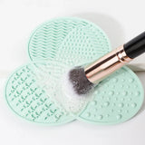 Silicone Makeup Brush Cleaner Folding Powder Puff Cleaning Bowl Eyeshadow Brushes Washing Soft Mat Beauty Tools Scrubber Box