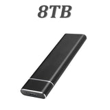 USB 3.1 high-speed external portable hard drive 4TB large capacity portable SSD solid state drive suitable for laptop MAC/PC